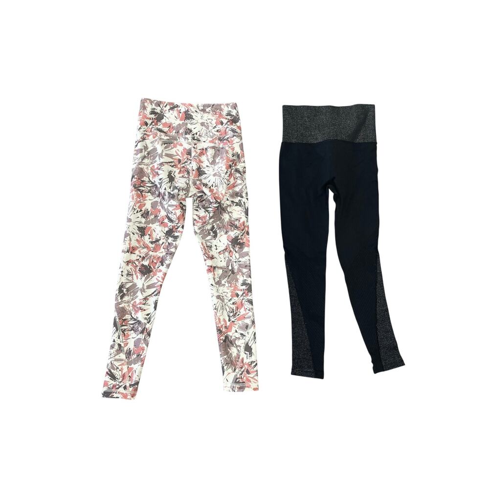 Mono B & Freely Mid Rise Cropped Workout Leggings Bundle Size Small Athletic Gym - Picture 2 of 6